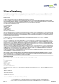 Widerrufsbelehrung